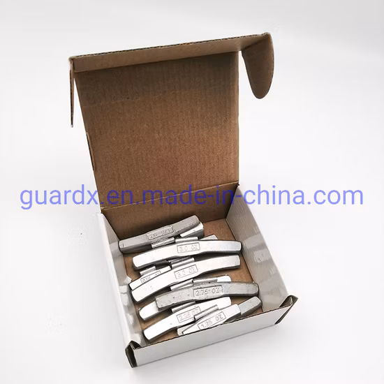 Hochwertige, preisgünstige Blei-Auswuchtgewichte zum Aufstecken in natürlichen Farben für alle Arten von Autos